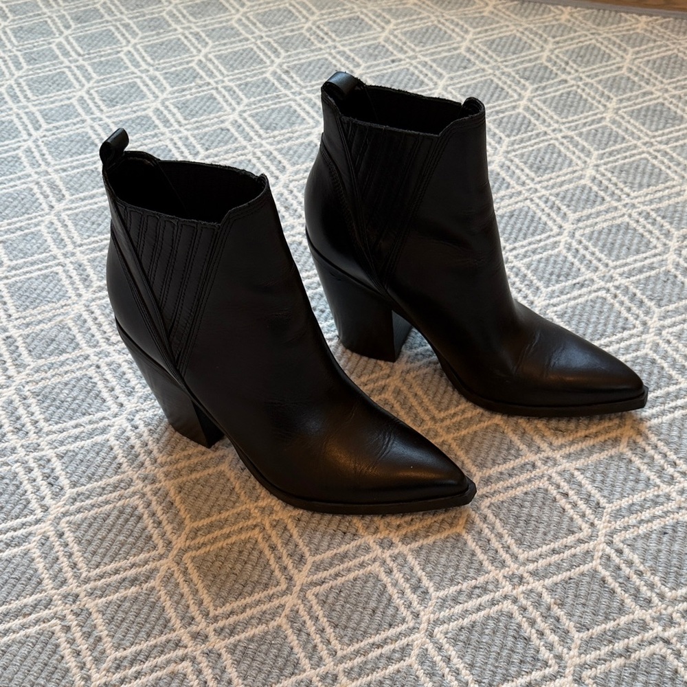 Marc Fisher Black Ankle Boots - Size 8.5